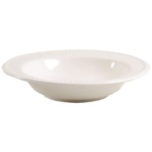 Pottery Barn Stoneware Emma Soup Bowls- Off White, Set of 4
